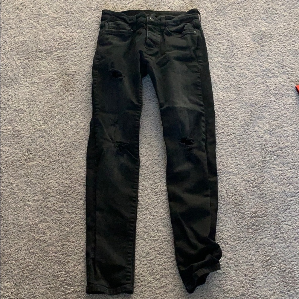 men’s black skinny jeans